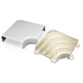 Legrand - Wiremold 5411FO 5400 Series Nonmetallic Raceway™ Fittings Bend Radius Full Capacity Flat Elbow